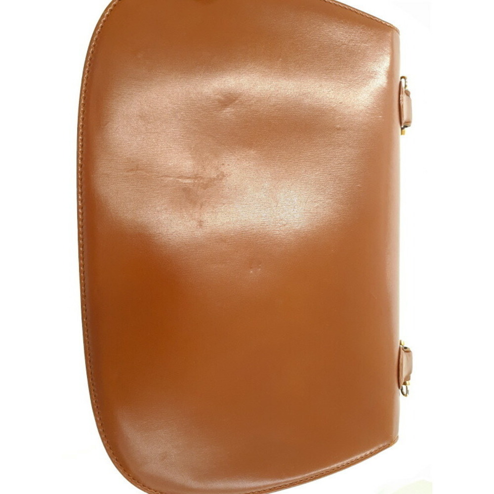 Gucci Handle Shoulder Leather Bamboo Top Handbag Bag - Picture 5 of 9